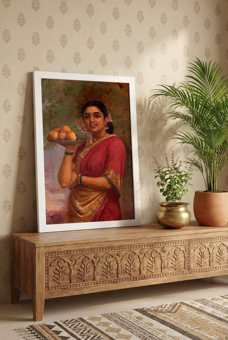 grihalakshmi-painting-3-white-indianheritage Grihalakshmi