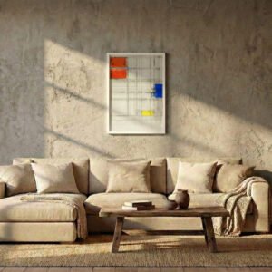 Composition in Red & Blue