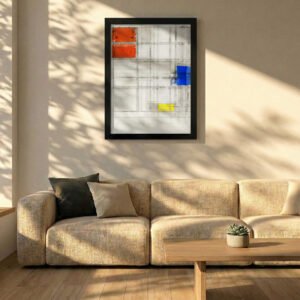 Composition in Red & Blue