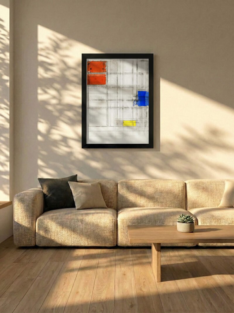 Composition in Red & Blue