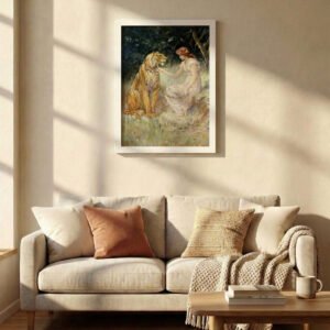 lady-with-tiger-1-white-livingroom Lady with Tiger